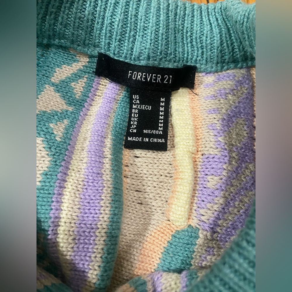 Forever 21: Coogi-inspired sweater I (cropped) - Picture 6 of 7